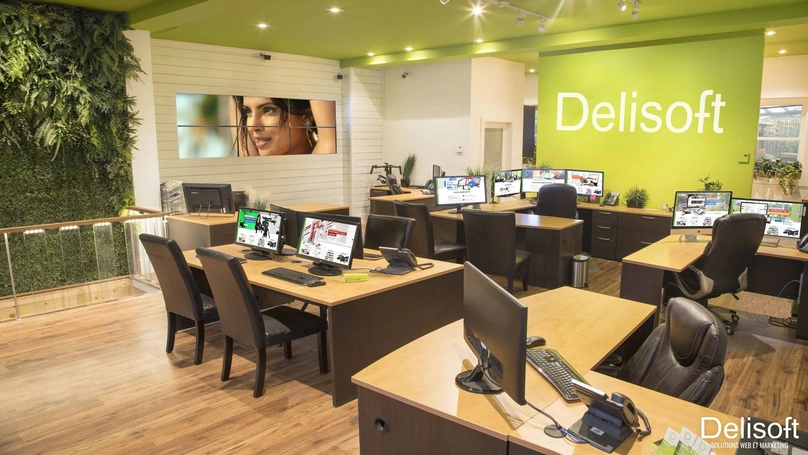Les bureaux de Delisoft à Longueuil